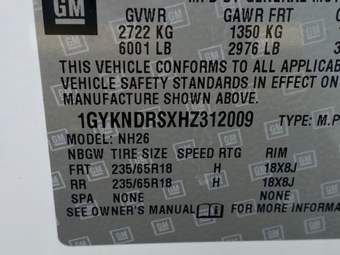 Used 2017 Cadillac XT5 Luxury w/ Driver Awareness Package image 30