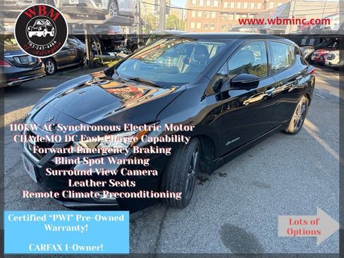 Used 2018 Nissan Leaf SL w/ Protection Package FWD image 1