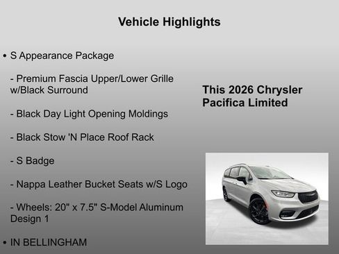 New 2026 Chrysler Pacifica Limited image 10