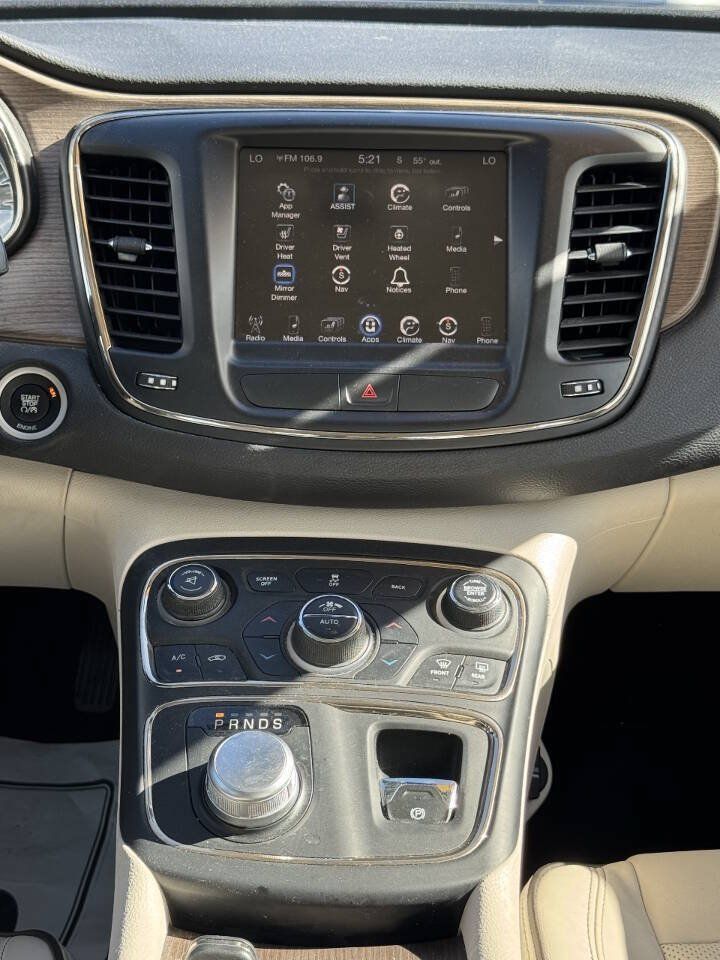 Used 2015 Chrysler 200 C w/ Navigation & Sound Group I FWD image 13