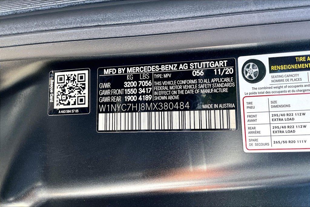 Certified 2021 Mercedes-Benz G 63 AMG 4MATIC image 35