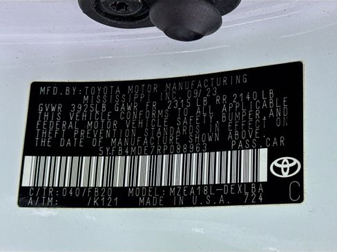 Certified 2024 Toyota Corolla LE FWD image 30