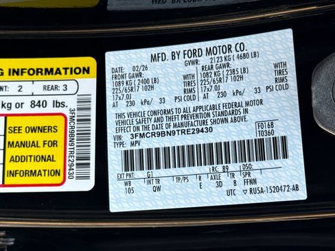 Used 2026 Ford Bronco Sport Big Bend AWD/4WD image 30
