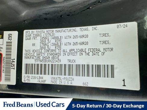 Used 2024 Toyota Tundra 1794 Edition image 35