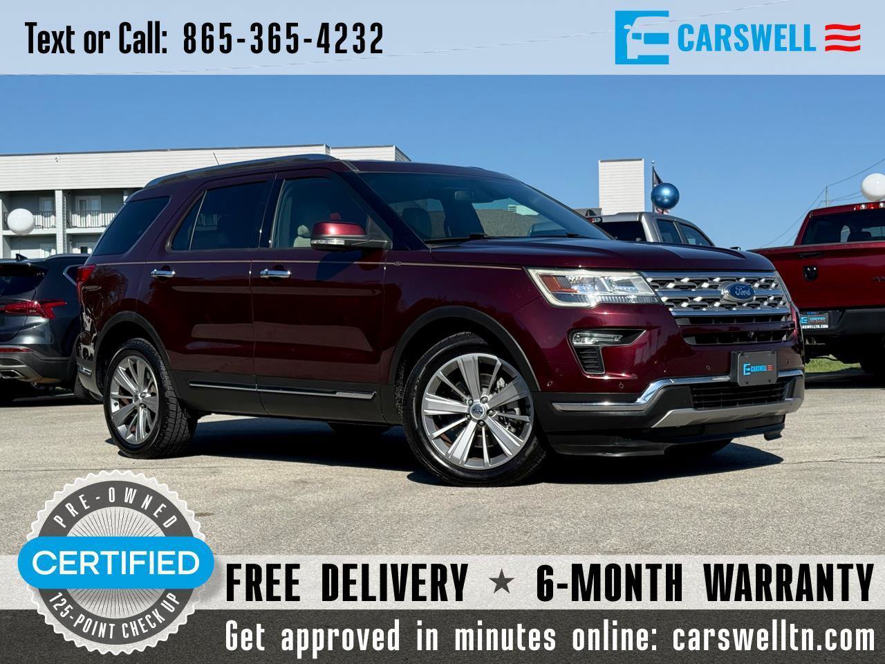 Used 2018 Ford Explorer Limited w/ Equipment Group 301A AWD/4WD image 1