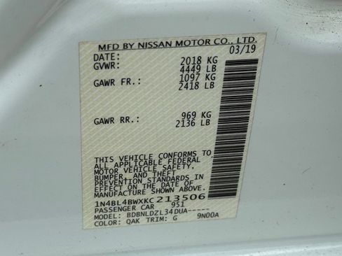 Used 2019 Nissan Altima 2.5 S AWD/4WD image 30