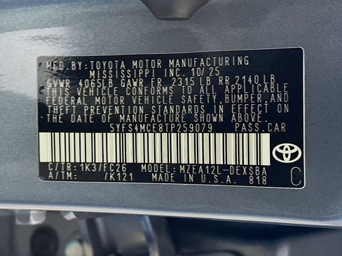 Used 2026 Toyota Corolla SE image 12