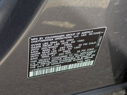 Used 2022 Volkswagen Atlas Cross Sport SE AWD/4WD image 39