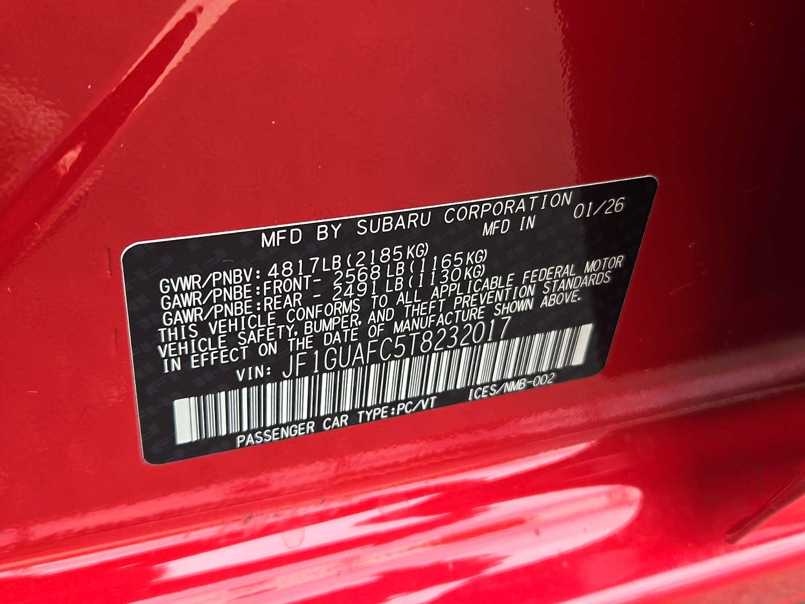 Certified 2026 Subaru Impreza 2.0i Sport AWD/4WD image 29