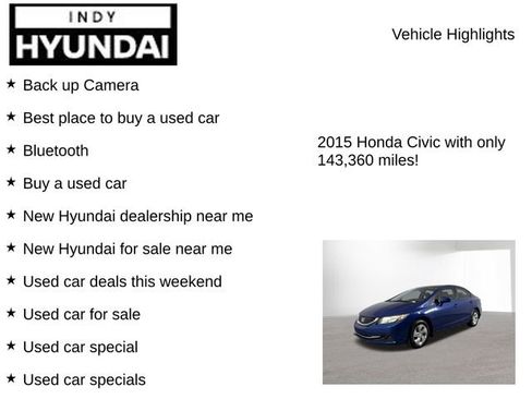 Used 2015 Honda Civic LX image 7