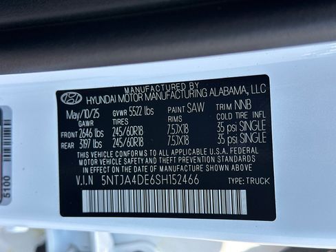 New 2025 Hyundai Santa Cruz SE image 28