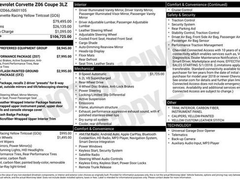 Used 2018 Chevrolet Corvette Z06 image 32