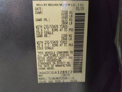 Used 2020 Nissan Murano SL FWD image 33