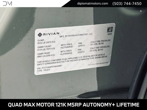 Used 2026 Rivian R1T Premium AWD/4WD image 53