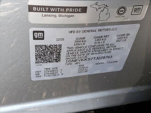 New 2026 Chevrolet Traverse High Country w/ LPO, Floor Liner Package image 19