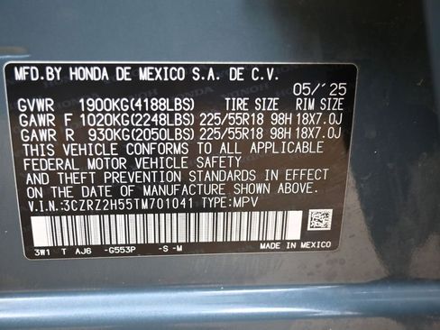 Used 2026 Honda HR-V Sport image 38