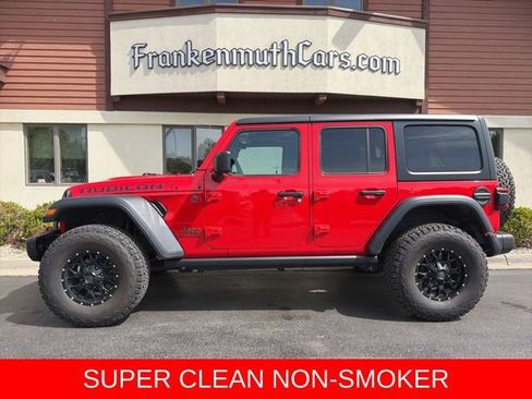 Used 2022 Jeep Wrangler Unlimited Rubicon w/ Steel Bumper Group AWD/4WD image 7