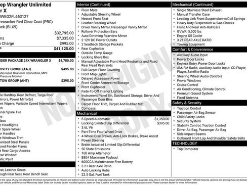 Used 2015 Jeep Wrangler Unlimited Sahara image 7