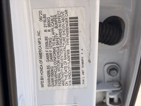 Used 2020 Honda Accord LX image 33