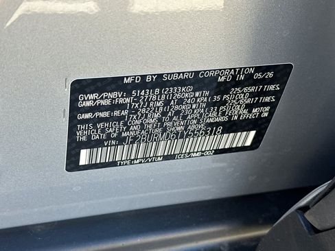 New 2026 Subaru Outback Wilderness AWD/4WD image 35