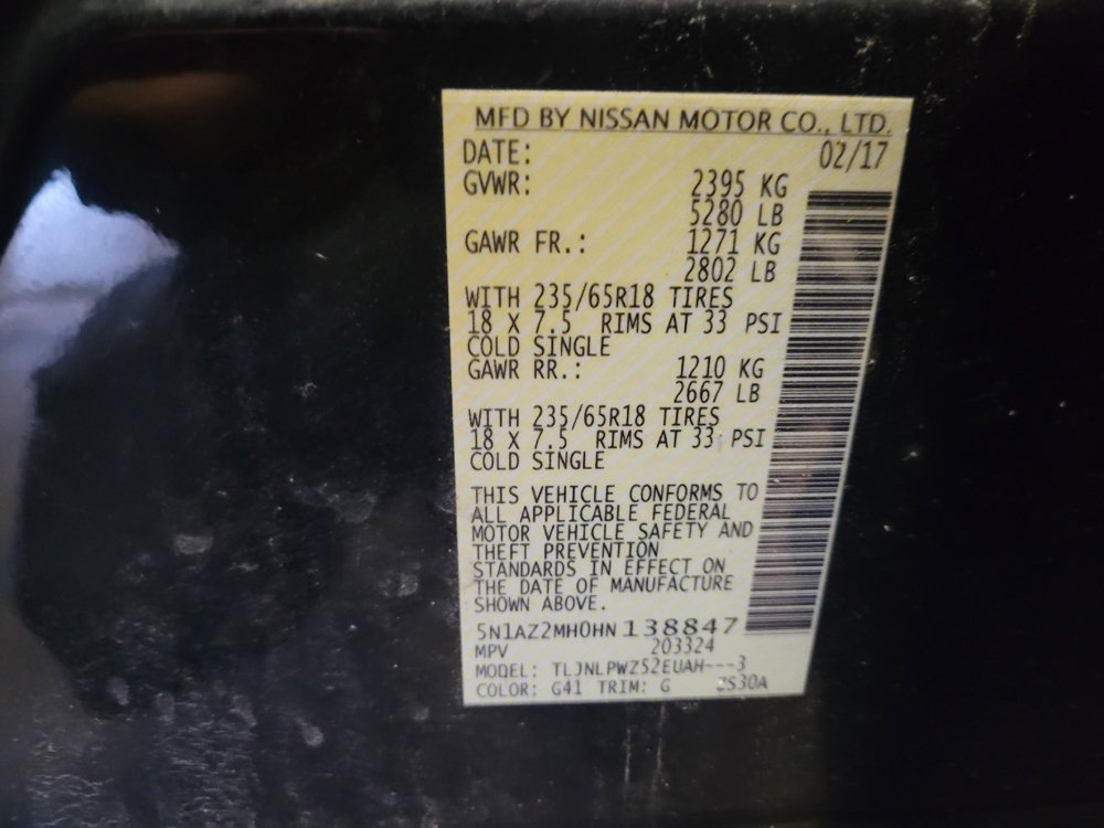 Used 2017 Nissan Murano S AWD/4WD image 33