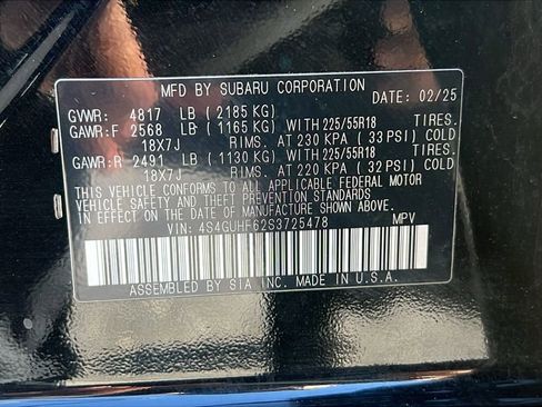 Certified 2025 Subaru Crosstrek 2.5i Sport w/ Crosstrek Mirror Package image 33