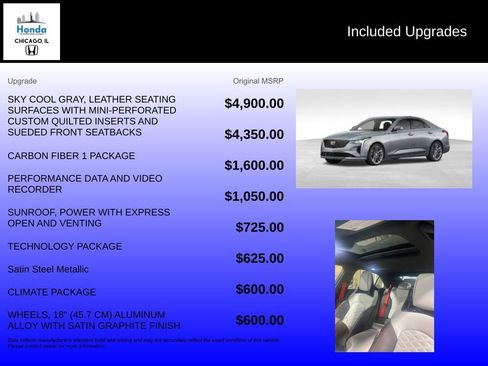 Used 2022 Cadillac CT4 V Blackwing w/ Carbon Fiber 1 Package RWD image 10