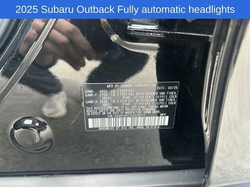 Certified 2025 Subaru Outback Touring w/ Popular Package #2 AWD/4WD image 31