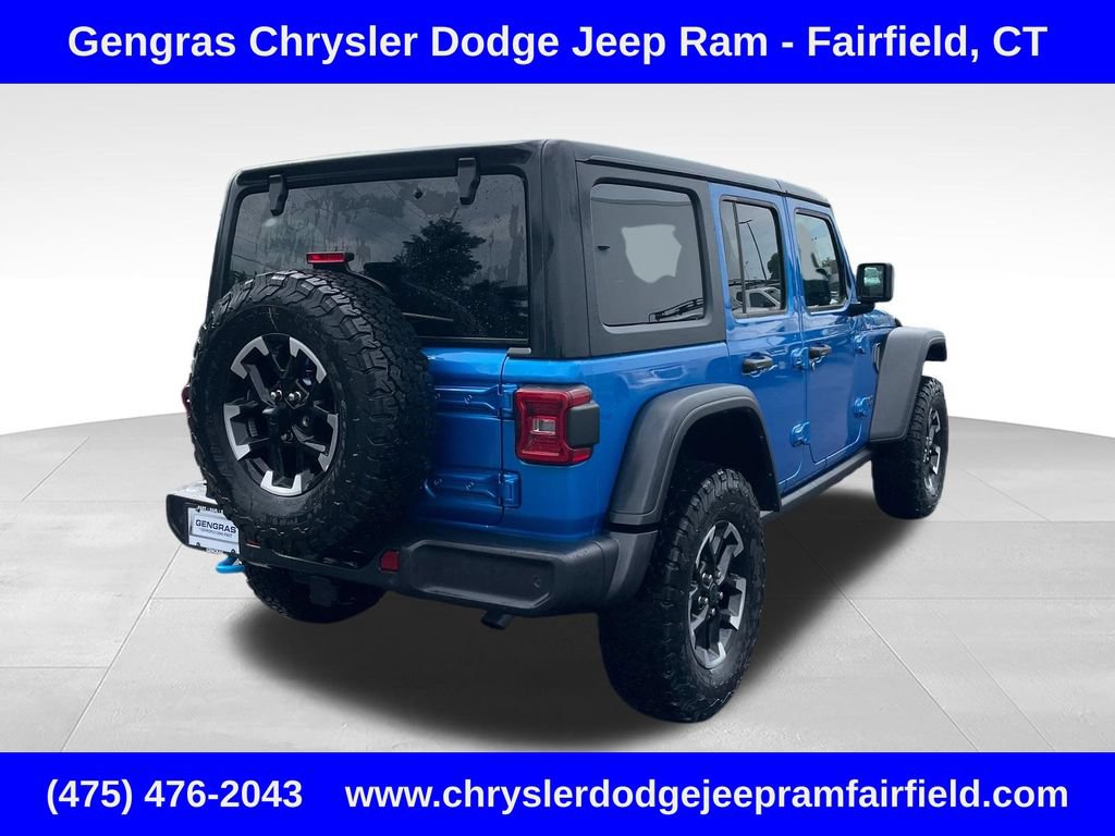 Certified 2025 Jeep Wrangler Unlimited Rubicon 4xe w/ Safety Group AWD/4WD image 7