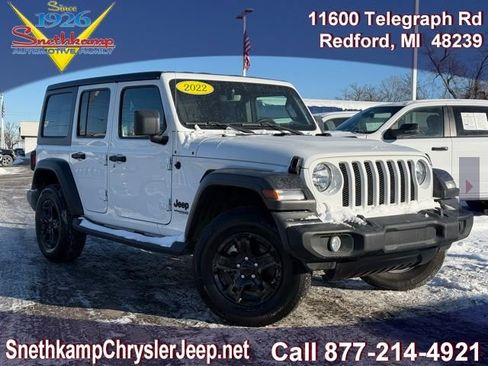 Certified 2022 Jeep Wrangler Unlimited Sport image 1