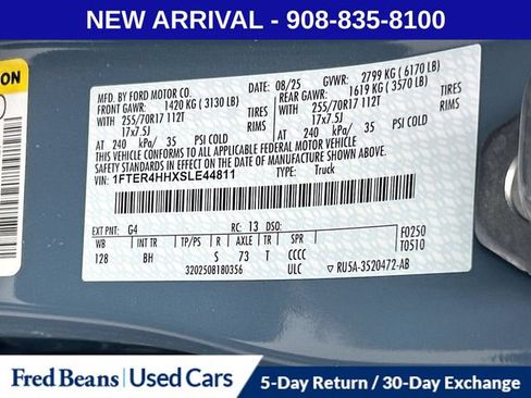 Used 2025 Ford Ranger XLT w/ FX4 Off-Road Package AWD/4WD image 13