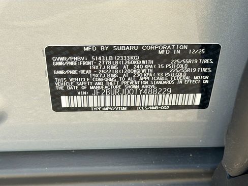 New 2026 Subaru Outback Touring XT image 43