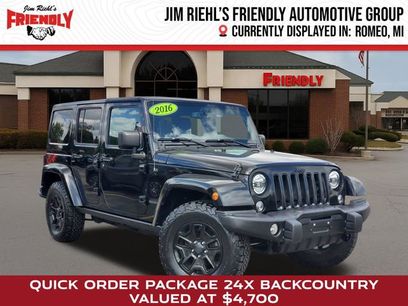 Used 2016 Jeep Wrangler Unlimited Sahara