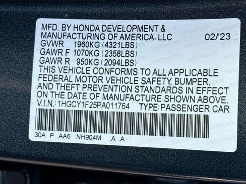 Certified 2023 Honda Accord LX image 28