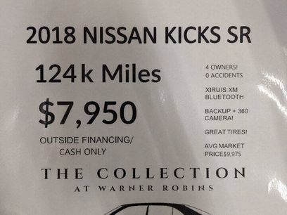 Used 2018 Nissan Kicks SR w/ Exterior Electronics Package
