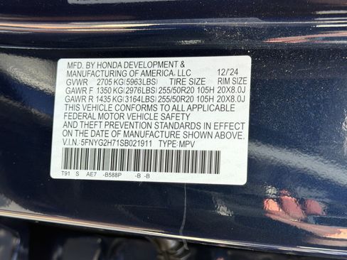 Used 2025 Honda Pilot Touring image 37