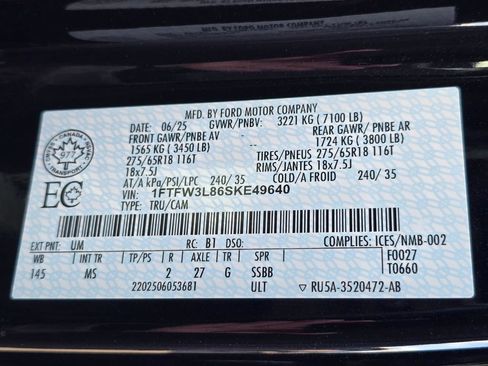 Certified 2025 Ford F150 XLT w/ Equipment Group 301A Standard AWD/4WD image 37