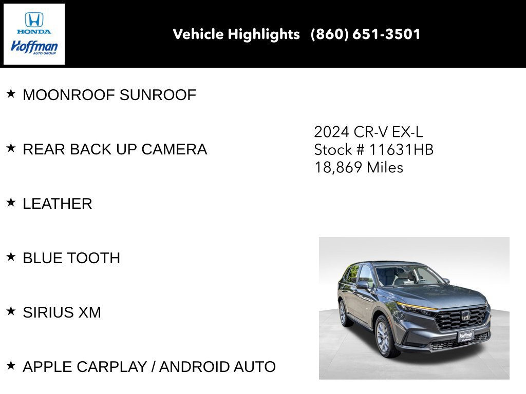 Used 2024 Honda CR-V EX-L image 8