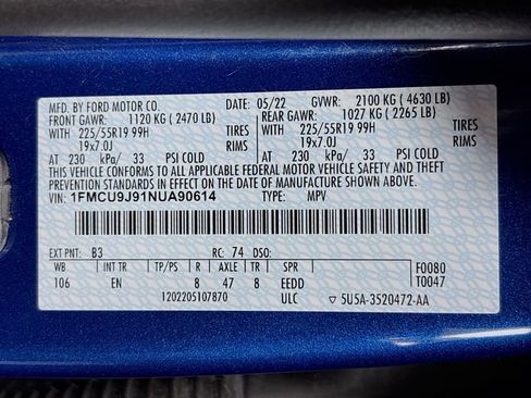Used 2022 Ford Escape Titanium w/ Class II Trailer Tow Package AWD/4WD image 34