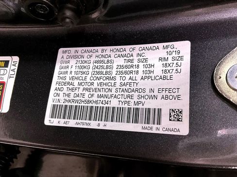 Used 2019 Honda CR-V EX image 34