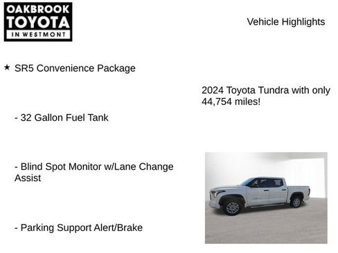 Used 2024 Toyota Tundra SR5 w/ SR5 Convenience Package image 8
