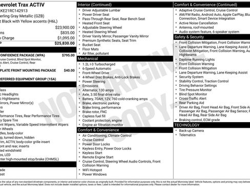 Used 2024 Chevrolet Trax ACTIV w/ Driver Confidence Package image 2