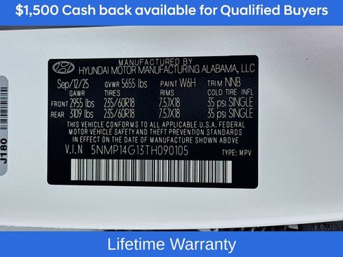 New 2026 Hyundai Santa Fe SE image 33