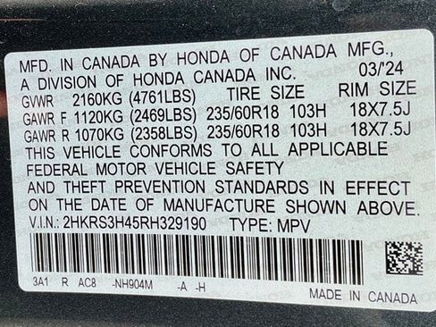 Certified 2024 Honda CR-V EX image 27