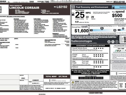 Used 2021 Lincoln Corsair FWD image 6