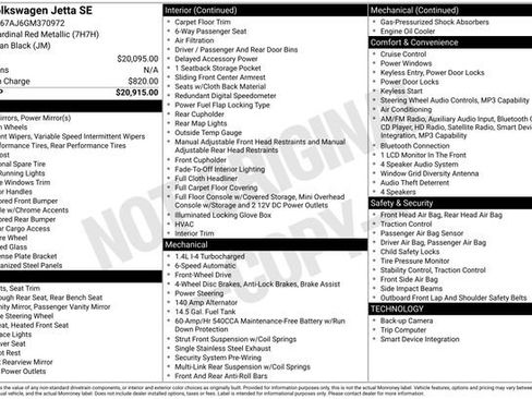 Used 2016 Volkswagen Jetta SE image 2