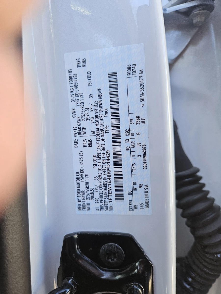 Used 2019 Ford F150 Platinum w/ Equipment Group 701A Luxury AWD/4WD image 26