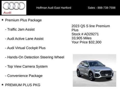 Certified 2023 Audi Q5 2.0T Premium Plus w/ Premium Plus Package image 18