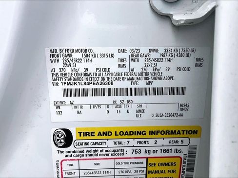 Used 2023 Ford Expedition Max Platinum RWD image 35