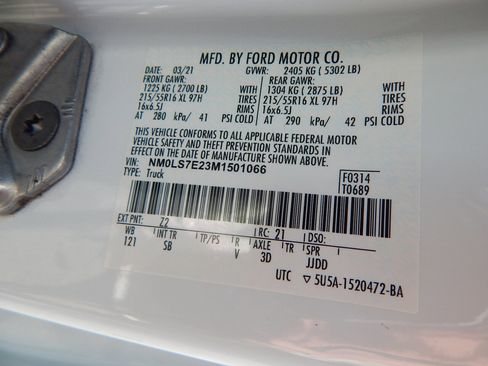 Used 2021 Ford Transit Connect XL image 29